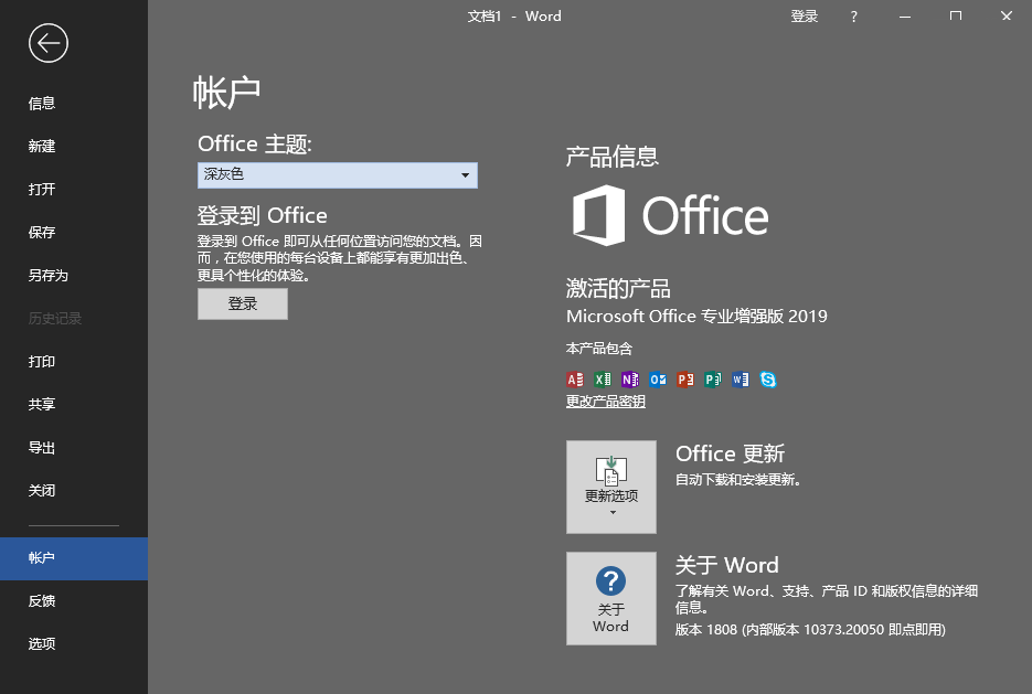 微软Office 2019 25年5月授权版