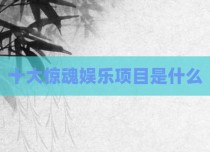 十大惊魂娱乐项目是什么