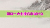 巽风十大主播名字叫什么