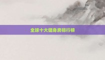 全球十大健身房排行榜