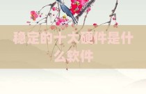 稳定的十大硬件是什么软件