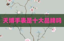 天博手表是十大品牌吗