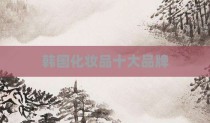 韩国化妆品十大品牌