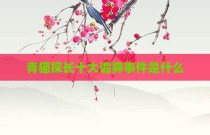 青猫探长十大诡异事件是什么
