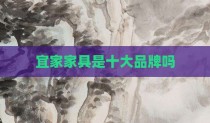 宜家家具是十大品牌吗