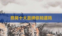 燕窝十大品牌你知道吗