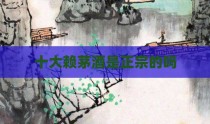 十大赖茅酒是正宗的吗