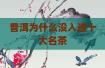 普洱为什么没入选十大名茶