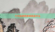 十大品牌四季畅销是什么