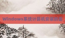 Windows系统计算机安装的是