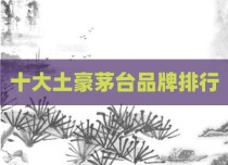 十大土豪茅台品牌排行