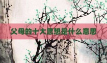 父母的十大思想是什么意思