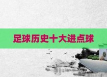 足球历史十大进点球