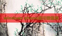 windows phone运行微信吗