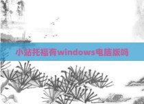 小站托福有windows电脑版吗