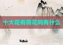 十大花有荷花吗有什么