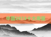 中国2015十大寿星