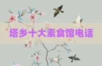 塔乡十大素食馆电话