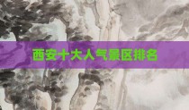 西安十大人气景区排名