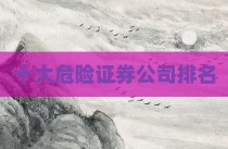 十大危险证券公司排名