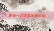 东莞十大鞋业贸易公司
