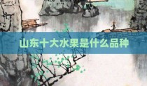 山东十大水果是什么品种