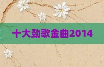 十大劲歌金曲2014