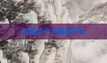 乌克兰十大碗是什么