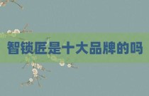 智锁匠是十大品牌的吗