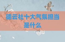 德云社十大气氛担当是什么