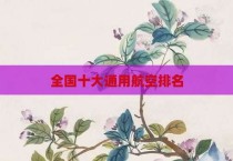 全国十大通用航空排名
