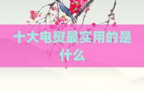 十大电熨最实用的是什么
