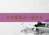 十大菜系之一是什么