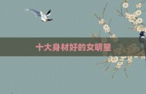 十大身材好的女明星