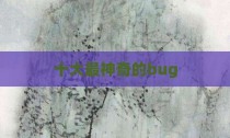 十大最神奇的bug