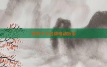 世界十大名牌电动扳手