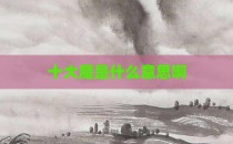 十大魔是什么意思啊