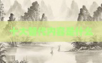 十大替代内容是什么