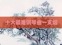 十大最难钢琴曲一支烟