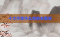十大件买什么样的衣服好