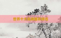 世界十大机场面积排名