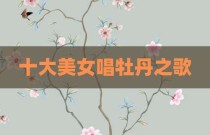 十大美女唱牡丹之歌