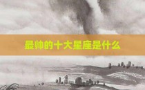 最帅的十大星座是什么
