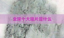 全球十大赌片是什么