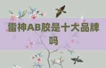 雷神AB胶是十大品牌吗