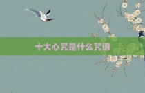 十大心咒是什么咒语