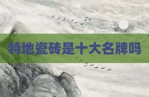 特地瓷砖是十大名牌吗