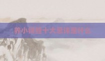 养小锦鲤十大忌讳是什么