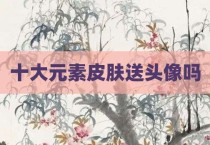 十大元素皮肤送头像吗