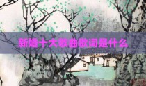 新婚十大歌曲歌词是什么
